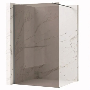 Paravan de dus Rea Flexi Brown / Titan
