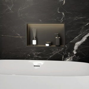 RAFT BAIE INCASTRAT PERETE LED 30x45 black - Img 5