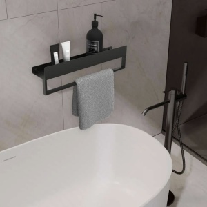 Raft pentru baie SF01 45cm black matt