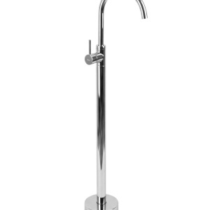 Robinet lavoar Lungo Chrome – baterie modernă cromată pentru lavoar, montaj pe blat | disponibil pe Deppo - Img 1
