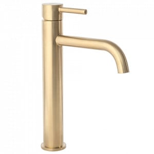 Robinet pentru lavoar Rea Lungo Brush Gold high - Img 1
