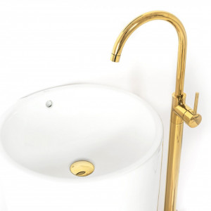Robinet pentru lavoar Rea Lungo Ortis Gold - Img 3