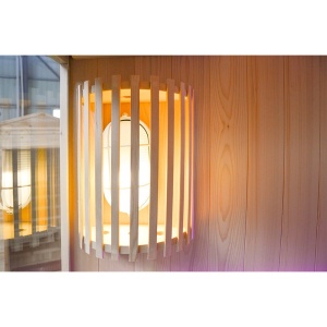 Sauna finlandeza la temperaturi ridicate cu soba 6kW pentru 4-5 persoane Oslo 150 x 150 cm - Img 10