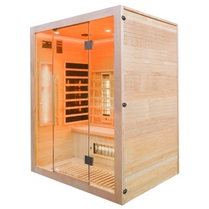 Sauna tip uscat cu infrarosu la temperaturi reduse pentru 3-4 persoane Alta 150 x 120 cm - Img 14