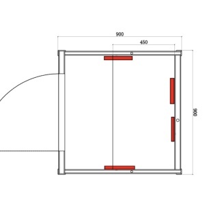 Saună uscată Infrared pentru acasă TROMSO1 90×90 cm – 1 persoană, 230V, Hemlock premium | Deppo - Img 18