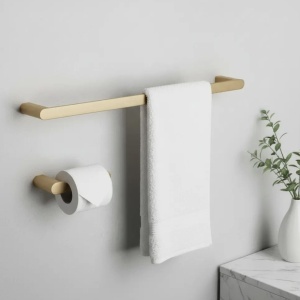 Set accesorii pentru baie Mati Brush Gold 4 piese - Img 5