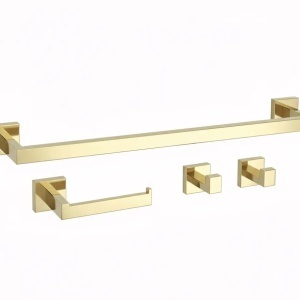 Set accesorii pentru baie Rio Gold 4 piese - Img 3