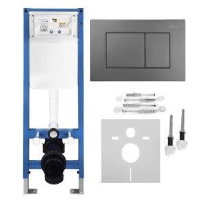 Set Cadru Îngropat Slim 024N pentru WC cu Buton J Titan