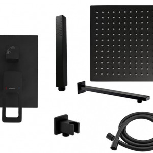Set de dus incastrat negru mat TREVI - Img 2