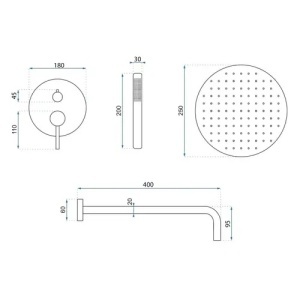 Set de dus incastrat Rea Argon Gold Brush + BOX - Img 5