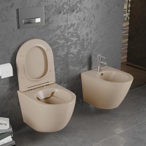 Set vas WC + Bideu FLSK Cappuccino - Img 3