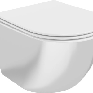 Set vas WC + Bideu FLSK White/Silver - Img 6
