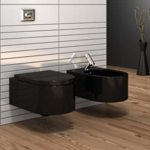 Vas WC negru LORENT capac soft-close duroplast 55x36x34,5 cm - Img 4