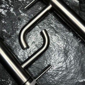 Baterie pentru baie Rea Lungo Grip Gun Grey high - Img 4