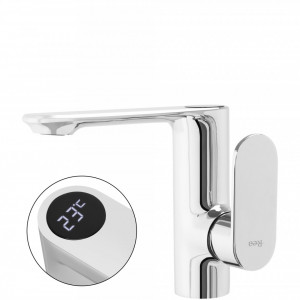 Baterie pentru baie Rea Mils LCD Chrom low - Img 2