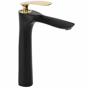 Baterie pentru baie Rea Orbit Black Gold high - Img 3