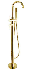 Baterie pentru cada Freestanding Rea Lungo Ortis Auriu Gold