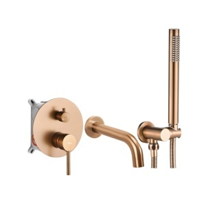 Baterie pentru cadă Rea Lungo Brush Copper + Box - Img 3