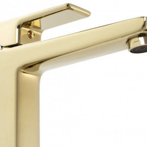 Baterie pentru lavoar REA Orix Auriu Gold Low - Img 3