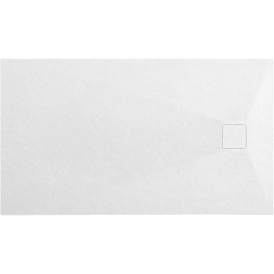 Cadita de dus dreptunghiulara slim Magnum White 120 x 80 cm alba - Img 3