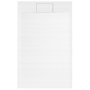 Cădiță de duș Slim albă din acril, dreptunghiulară și pătrată, cu sifon inclus – 70×70 – 100×150 cm - Img 2