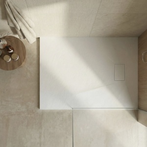 Cădiță de duș Slim albă din acril, dreptunghiulară și pătrată, cu sifon inclus – 70×70 – 100×150 cm - Img 11