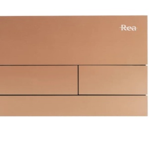 Cadru WC încastrat K011A-Q Rea cu buton T Brush Copper - Img 5