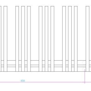 Calorifer portprosop LINEAR WHITE 1250x500mm - alb lucios - Img 3