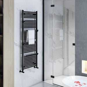 Calorifer portprosop SMART BLACK 1510x550mm - negru mat
