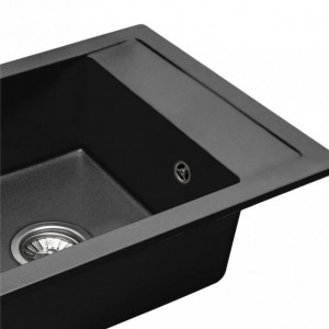 Chiuveta bucatarie Granit Rino black - Img 4