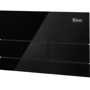 Clapeta pentru rezervor incastrat K011A-Q Rea T Black Glass - Img 2