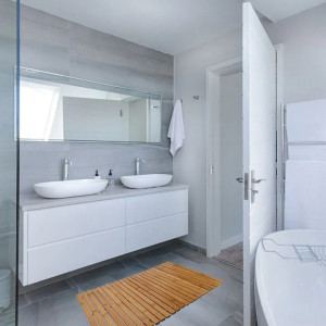 Covor baie bambus 50x80 cm 381176 - Img 4