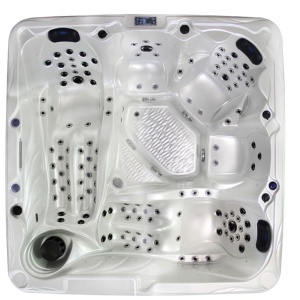 JACUZZI DE GRĂDINĂ SPA702 CARCASĂ PENTRU CAFEA ALB PERLAT 230x230 CM - Img 4