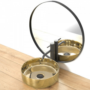 Lavoar ceramic pentru blat SAMI Gold - Img 4