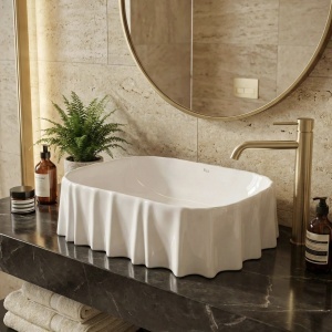 Lavoar pe blat Atria – design modern, ceramică elegantă | Deppo