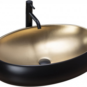 Lavoar pe blat Platinia Melania Black / Gold - Img 2