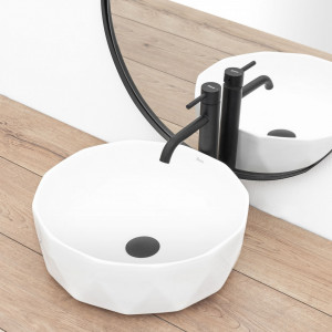 Lavoar pe blat Platinia VISTA White - Img 2