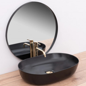 Lavoar pentru blat Rea Cleo Black Mat - Img 3