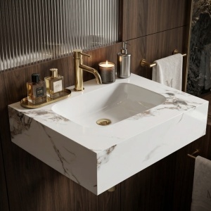 Lavoar suspendat REA Aresa Cold Jade 60 - Img 6