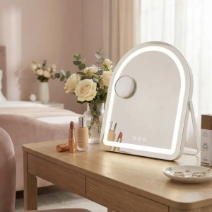Oglindă LED GLAM White 40x45cm - Img 3