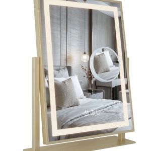 Oglindă LED LUMI L.Gold 30x40cm - Img 2
