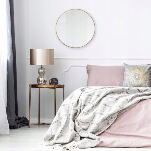 Oglinda rotunda Aurie 60 cm Gold MR20G - Img 2
