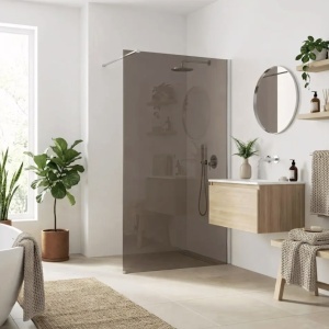 Paravan de dus Rea Flexi Brown / Chrome - Img 6