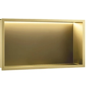 RAFT BAIE INCASTRAT PERETE LED 30x60 brush gold - Img 3