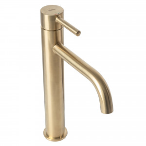 Robinet pentru lavoar Rea Lungo Brush Gold high - Img 7