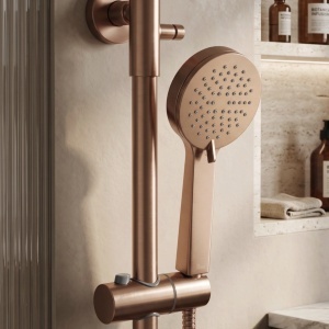 Set dus cu termostat Rea Parot Light Brush Copper - Img 8