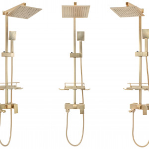 Set dus REA JACK BRUSHED GOLD - Img 2