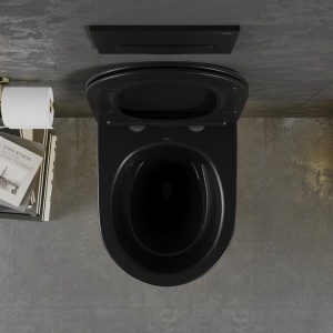 Set vas WC + Bideu FLSK Black/Gold brushed - Img 5