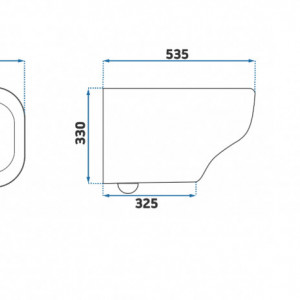 Vas WC suspendabil Platinia Ivo Rimless - Img 5