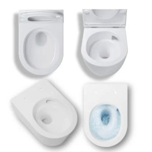 Vas WC vortex, rimless, suspendat, ARIZONA - Alb mat - Img 2